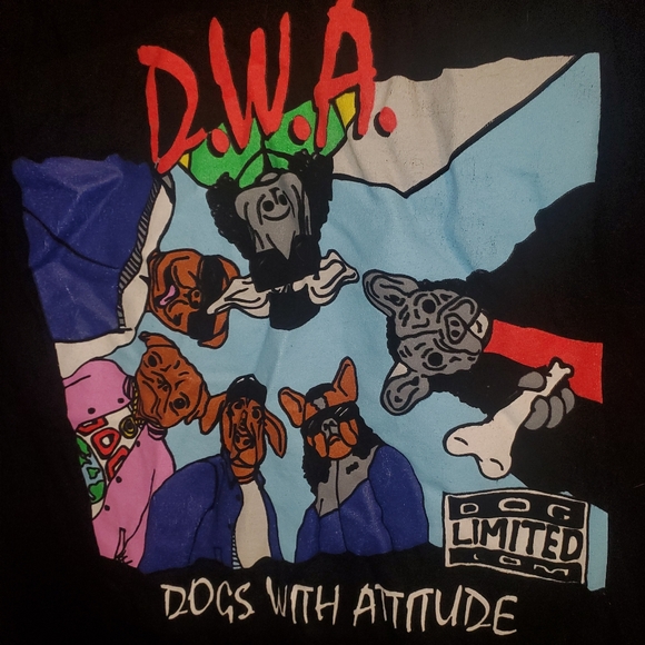 DWA Dogs With Attitude Dog Limited Shirt Size Medium - Picture 2 of 4